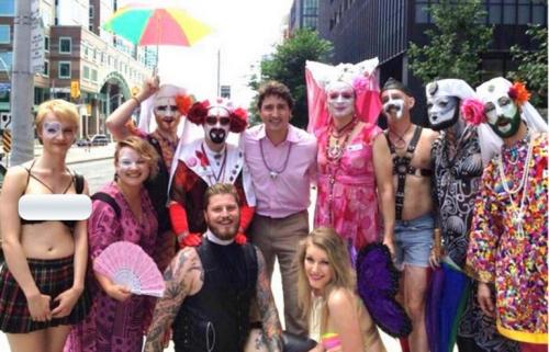 Justin Trudeau lors de la Gay Pride, Toronto, Canada, 2 juin 2016